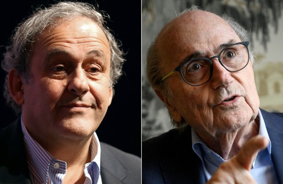 Sepp Blatter şi Michel Platini