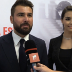 Adrian Mutu, alături de fiul și soția sa