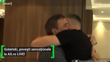 Gică Hagi și Pawel Golanski s-au îmbrățișat în momentul revederii