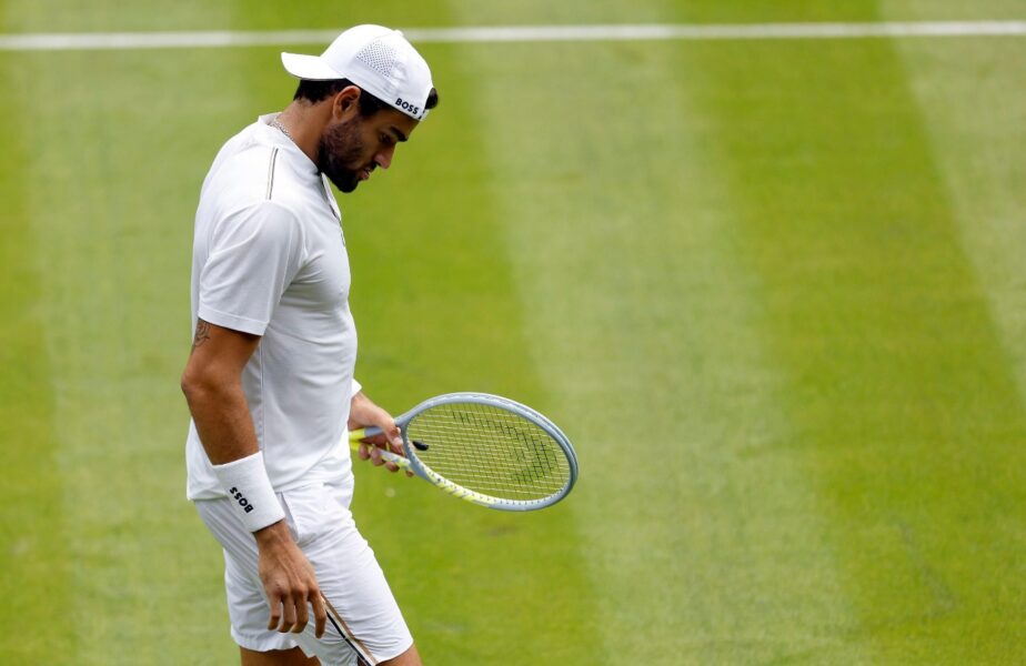 Matteo Berrettini se antrenează la Wimbledon