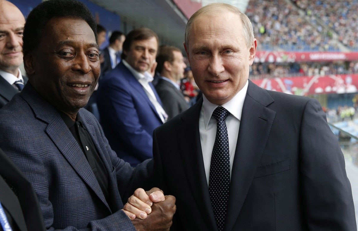 Pele şi Vladmir Putin au strâns mâna