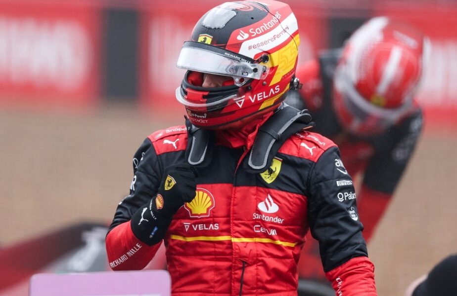 Carlos Sainz, în calificările de la Silverstone
