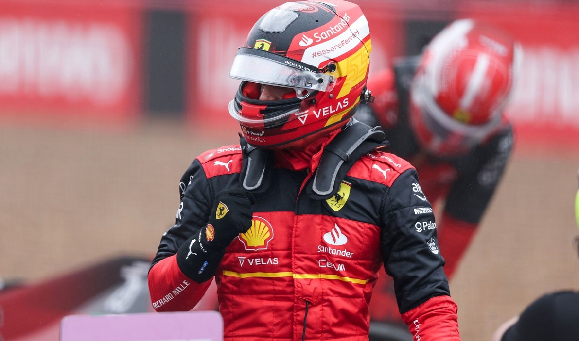 Carlos Sainz, în calificările de la Silverstone