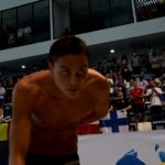 David Popovici, la Europene de juniori de la Otopeni