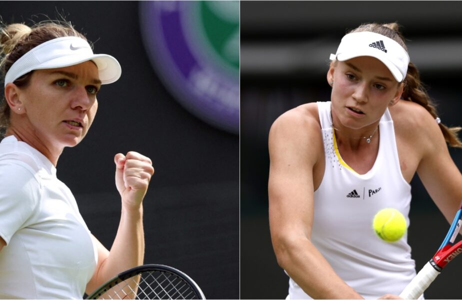 Simona Halep și Elena Rybakina, față în față la Wimbledon