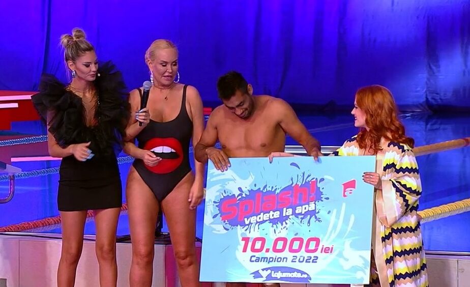 Splash! Vedete la apă Bănel Nicoliță a câștigat finala săptămânii și premiul de 10.000 lei