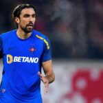 Andrea Compagno, în timpul unui meci pentru FCSB