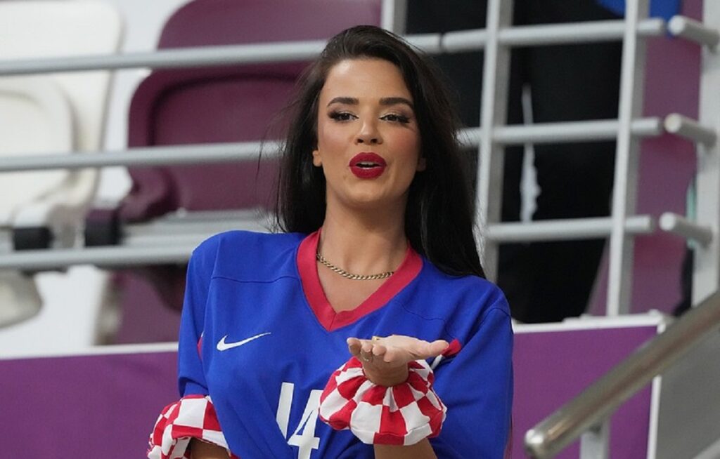 Ivana Knoll, în timpul unui meci pentru Croația