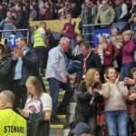 Rafael van der Vaart, spectator de lux la Rapid – Buducnost 39 – 29! Imagini de senzație cu fostul jucător al lui Real Madrid, în sala Polivalentă