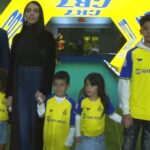 Imagini spectaculoase de la prezentarea lui Cristiano Ronaldo / Captură Youtube KSA Sports TV
