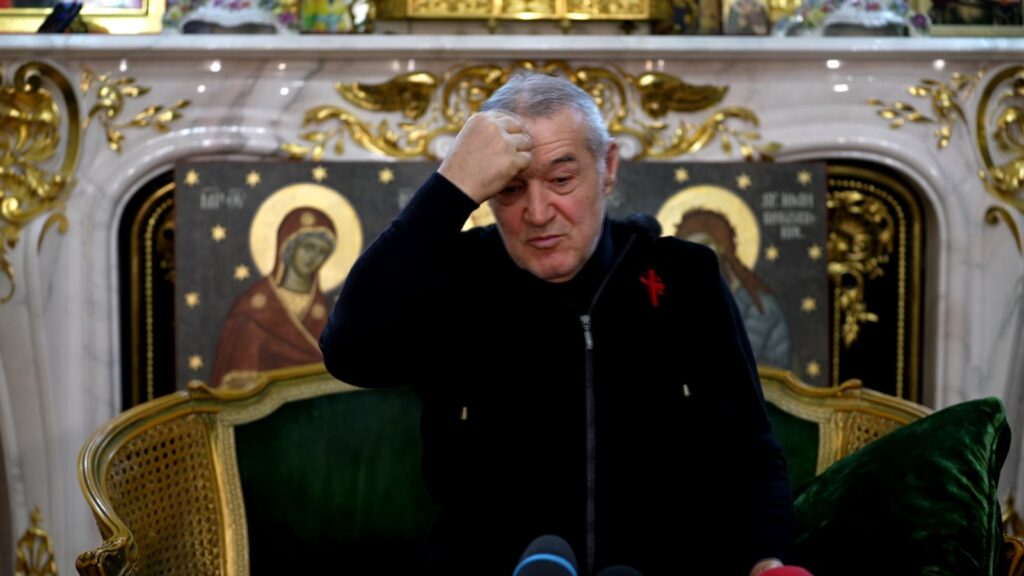 Gigi Becali, conferință