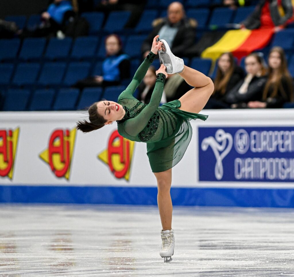 Julia Sauter, la Campionatul European din Finlanda / Profimedia Images