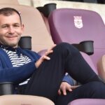 Bogdan Lobonț, în mijlocul fanilor lui AS Roma, la finala Europa League cu Sevilla