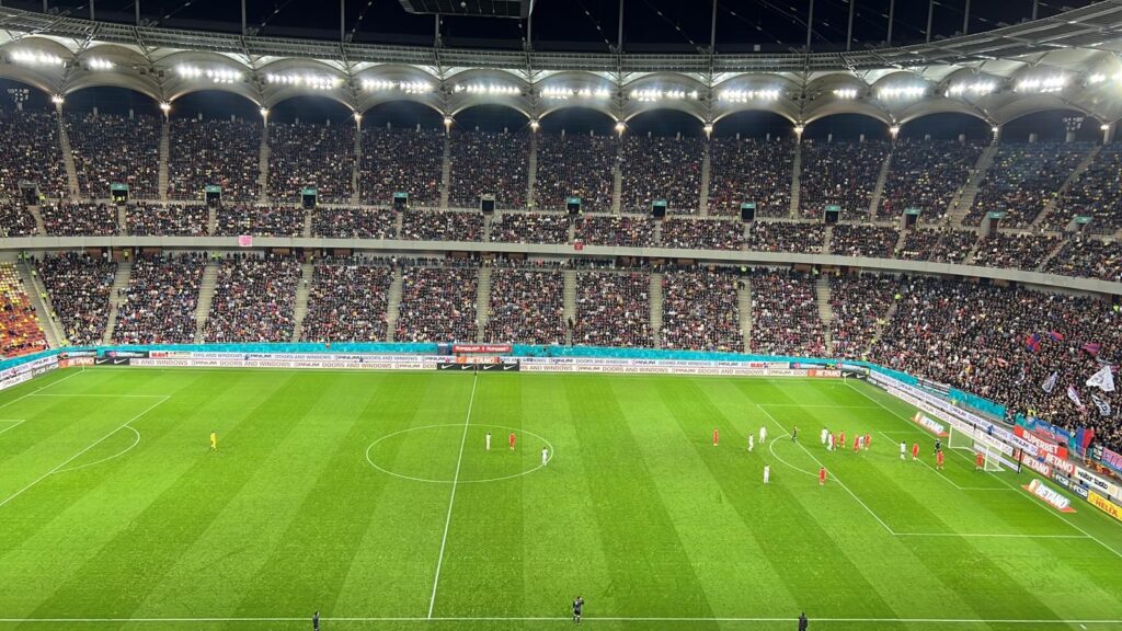 Fanii au luat cu asalt Arena Naţională la FCSB – CFR Cluj! Peste 40.000 de suporteri ai roş-albaştrilor au umplut tribunele la derby