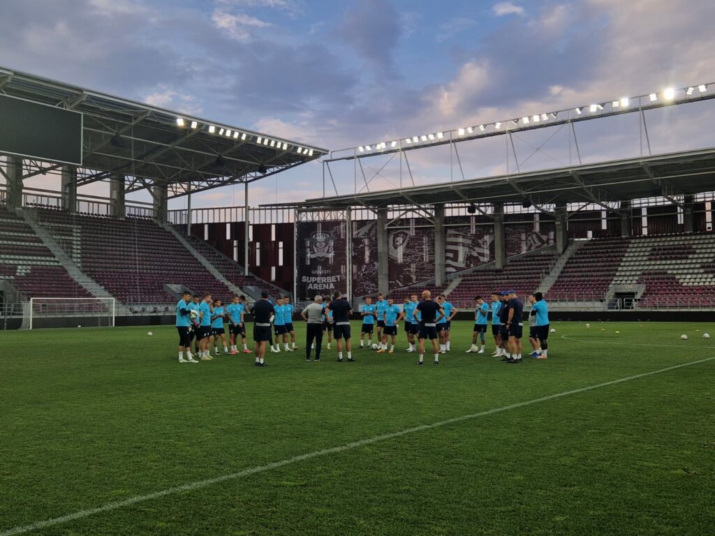 Antrenament Dinamo Kiev în Giuleşti