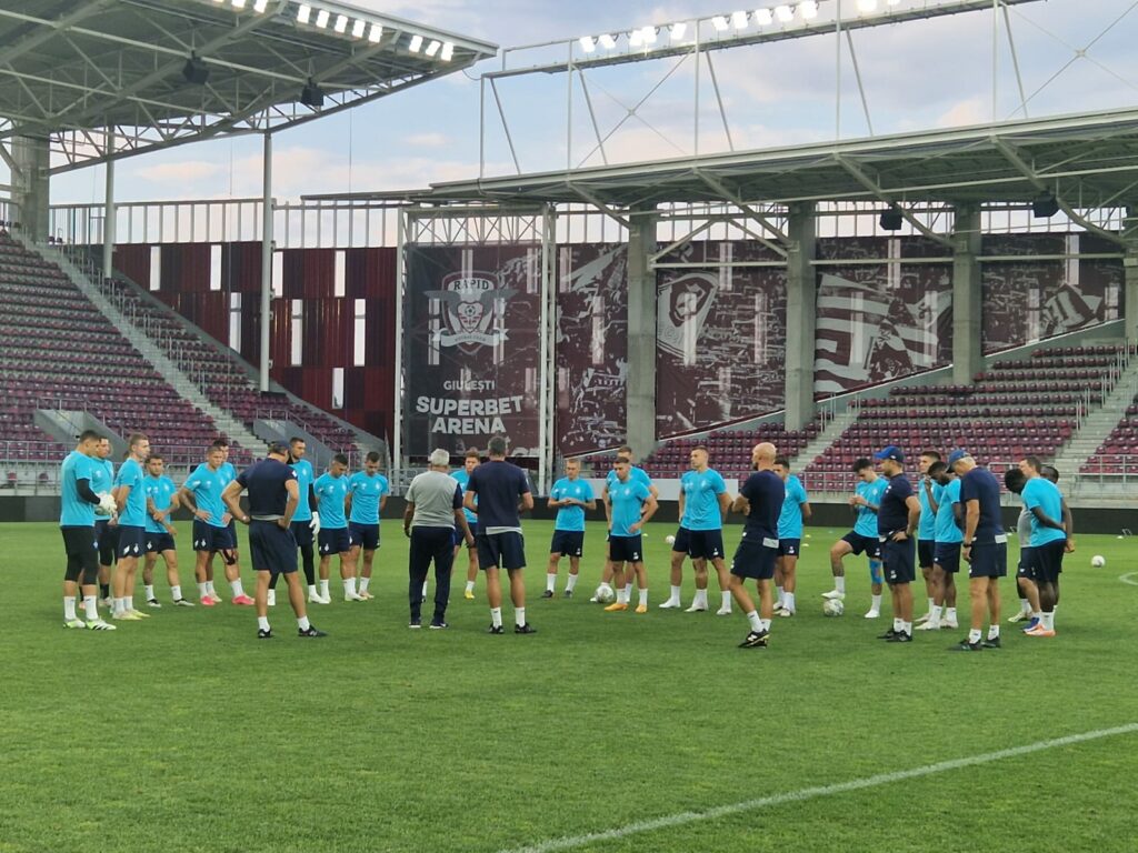 Antrenament Dinamo Kiev în Giuleşti