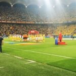 Atmosferă fabuloasă la România – Israel! Momente emoţionante în timpul intonării imnului