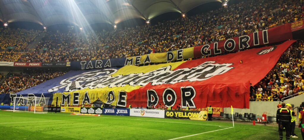 Atmosferă fabuloasă la România – Israel! Momente emoţionante în timpul intonării imnului