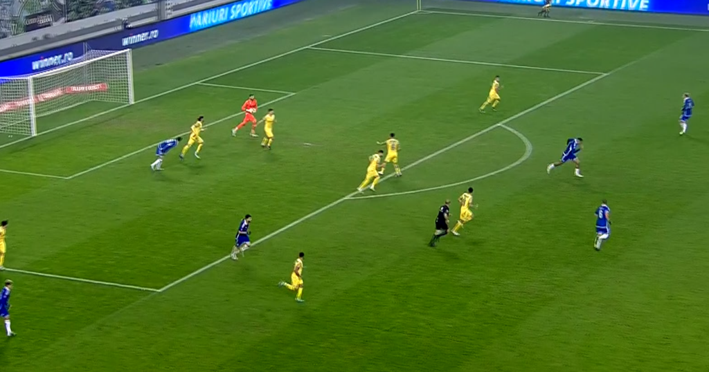 Golul lui Vladislav Blănuță / Captură Digisport