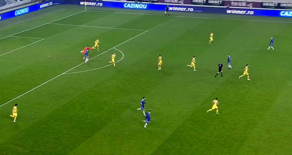 Golul lui Vladislav Blănuță / Captură Digisport