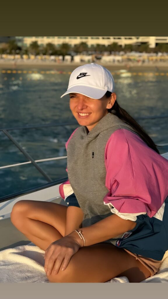 Simona Halep, în Dubai / Instagram Simona Halep