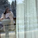 Logodnica lui Ștefan Târnovanu a renunțat la inhibiții! Nu s-a speriat de frig și a avut o apariție electrizantă, în zăpadă