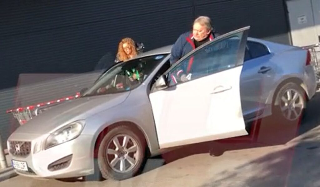 Dănuţ Lupu şi soţia lui / captura video Spynews.ro