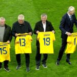 Gică Hagi, Ilie Dumitrescu, Miodrag Belodedici şi Anghel Iordănescu, printre legendele omagiate pe Arena Naţională!