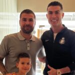 Adrian Mutu și fiul său Tiago s-au fotografiat alături de Cristiano Ronaldo!