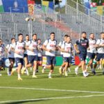 Ultimul antrenament înaintea plecării la Frankfurt / Facebook Echipa naţională de fotbal a României