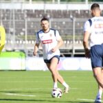 Ultimul antrenament înaintea plecării la Frankfurt / Facebook Echipa naţională de fotbal a României