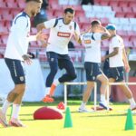 Ultimul antrenament înaintea plecării la Frankfurt / Facebook Echipa naţională de fotbal a României