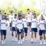 Ultimul antrenament înaintea plecării la Frankfurt / Facebook Echipa naţională de fotbal a României