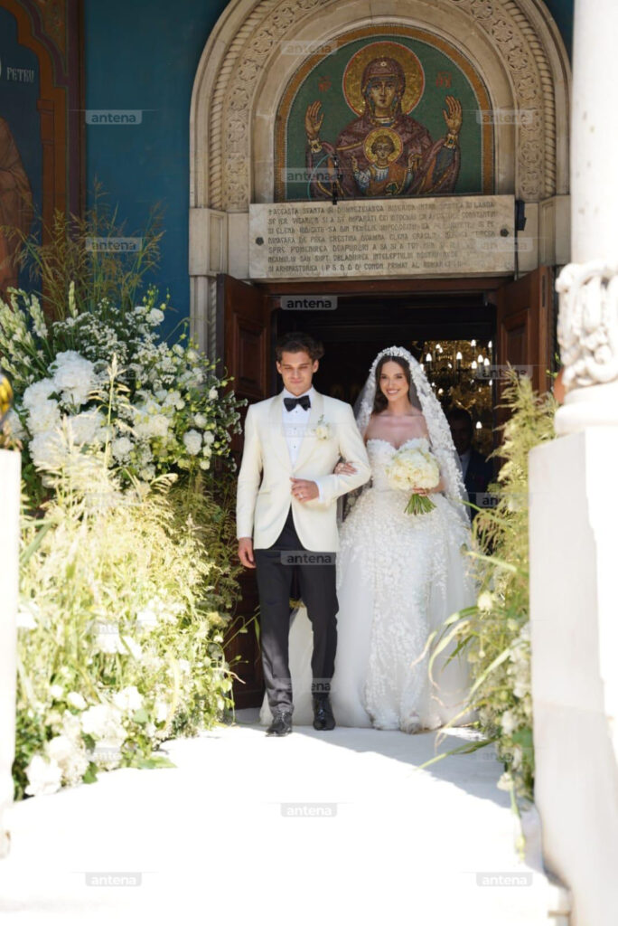 Nunta lui Ianis Hagi, în imagini! Cele mai frumoase momente de la cununia religioasă
