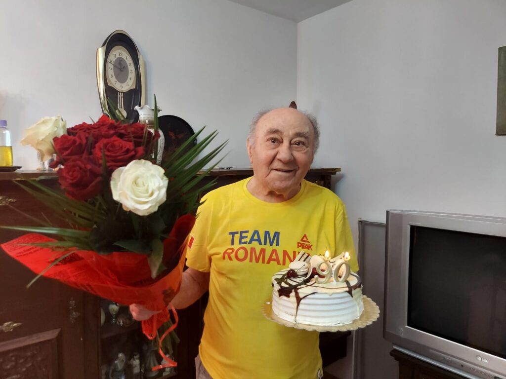 Cel mai în vârstă campion olimpic al României, Leon Rotman, a împlinit 90 de ani! Mesajul Comitetului Olimpic şi Sportiv Român