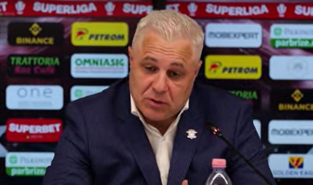 Marius Şumudică, în lacrimi la conferinţa de presă: „Eu sunt un tip mai sentimental…”
