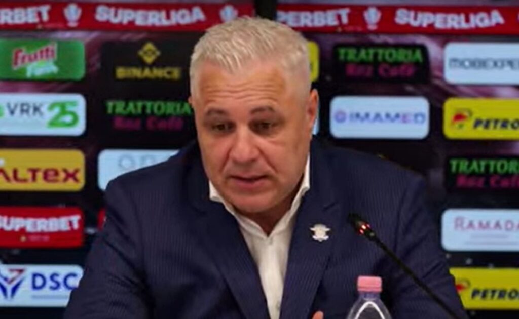 Marius Şumudică, în lacrimi la conferinţa de presă: „Eu sunt un tip mai sentimental…”