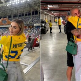 „Până la stele şi dincolo de ele!” Soţia lui Alexandru Mitriţă, declaraţie superbă de dragoste direct de la meciul României
