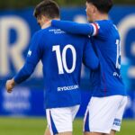 Ianis Hagi, „dublă” şi pasă de gol pentru Rangers B! Fiul lui Gică Hagi a adus victoria echipei sale