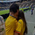 Ce a postat soţia lui Ianis Hagi pe internet, în timpul partidei Rangers-FCSB 4-0. Elena Tănase a șters imediat gafa