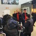 FCSB a plecat în Scoţia cu două ore întârziere, după ce avionul s-a defectat! Imagini cu Pintilii şi Charalambous