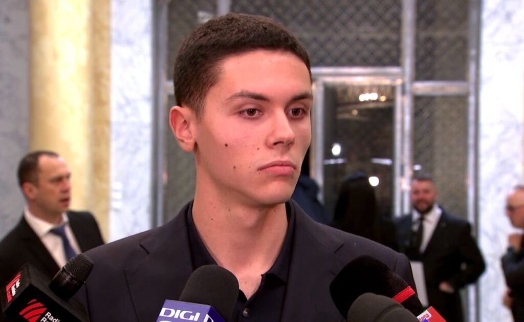 David Popovici la Palatul Regal