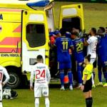 Scene incredibile la Unirea Slobozia – Hermannstadt. Vlăsceanu s-a accidentat și a fost urcat în ambulanță cu ajutorul jucătorilor