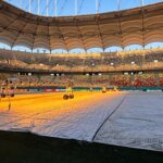 Cum arată gazonul pe Arena Naţională, cu o zi înaintea meciului cu PAOK Salonic şi după apelul lui Mihai Stoica
