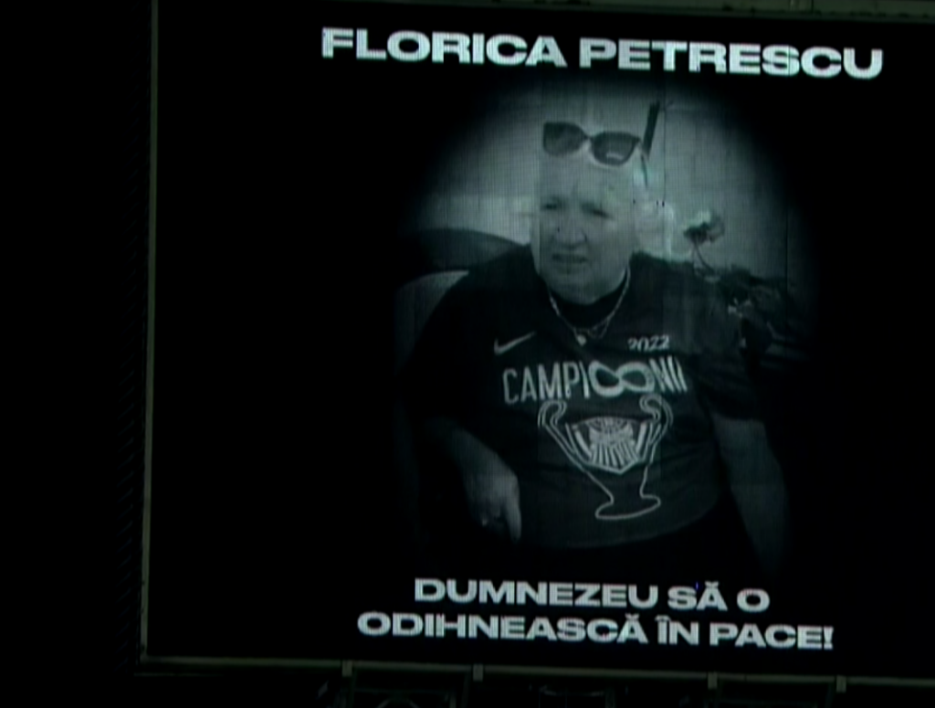 Moment de reculegere înainte de CFR Cluj – Dinamo, în memoria mamei lui Dan Petrescu! Mesajul emoționant afișat de jucători