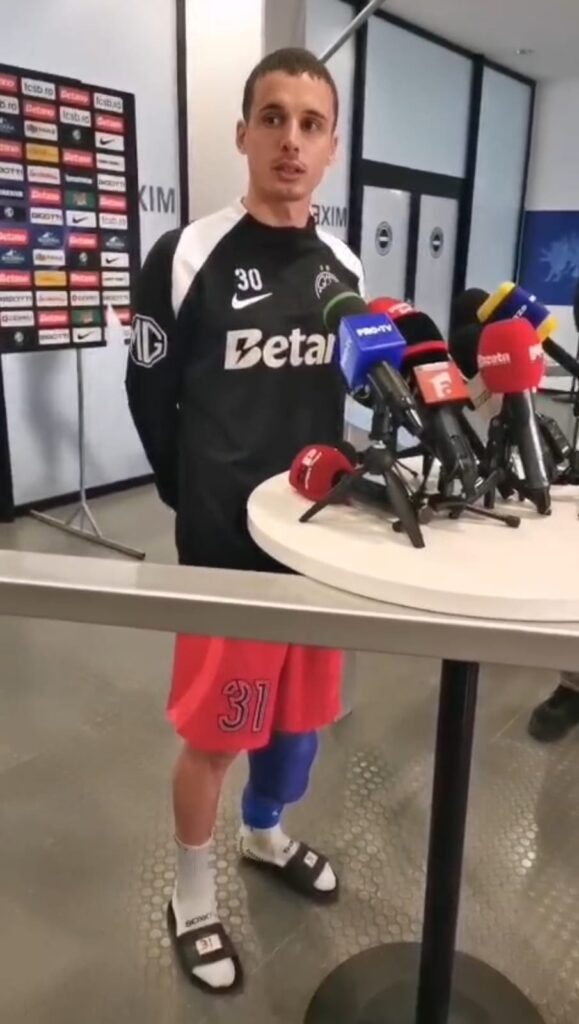 Cisotti și Gheorghiță, probleme după victoria cu CFR Cluj! Cum au fost surprinși jucătorii FCSB-ului