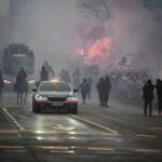 „Nebunie” pe Santiago Bernabeu înainte de Real Madrid – Arsenal! Poliţia a ieşit pe străzi