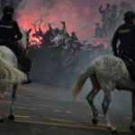 „Nebunie” pe Santiago Bernabeu înainte de Real Madrid – Arsenal! Poliţia a ieşit pe străzi