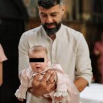Marius Constantin şi soţia lui, „Perla Banatului”, şi-au botezat fetiţa! Imagini emoţionante