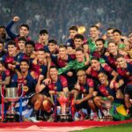 Barcelona a primit trofeul de campioană! Catalanii au dat startul petrecerii după înfrângerea cu Villarreal
